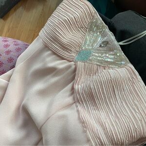 Elegant Pink Dress with Sequin Detail